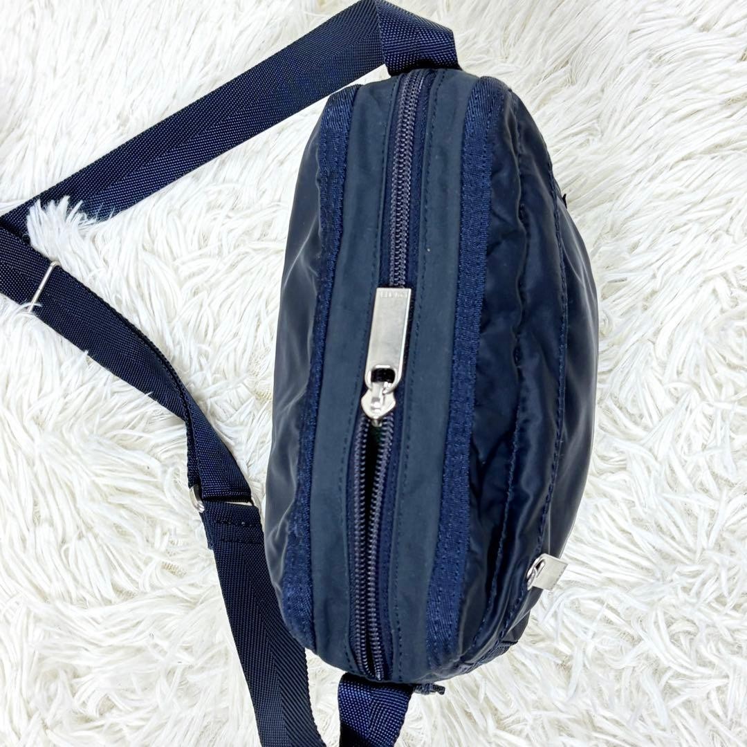 Porter Yoshida Bag Mini Shoulder Nylon Navy Excellent Condition