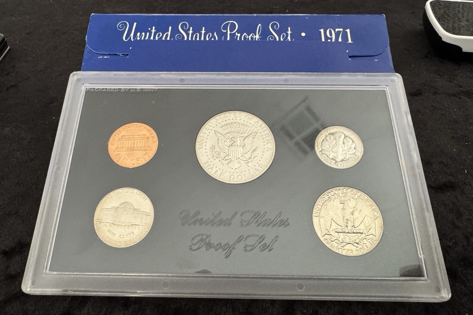 1971 U.S. Proof Set Original Government Packaging Complete Clean Set