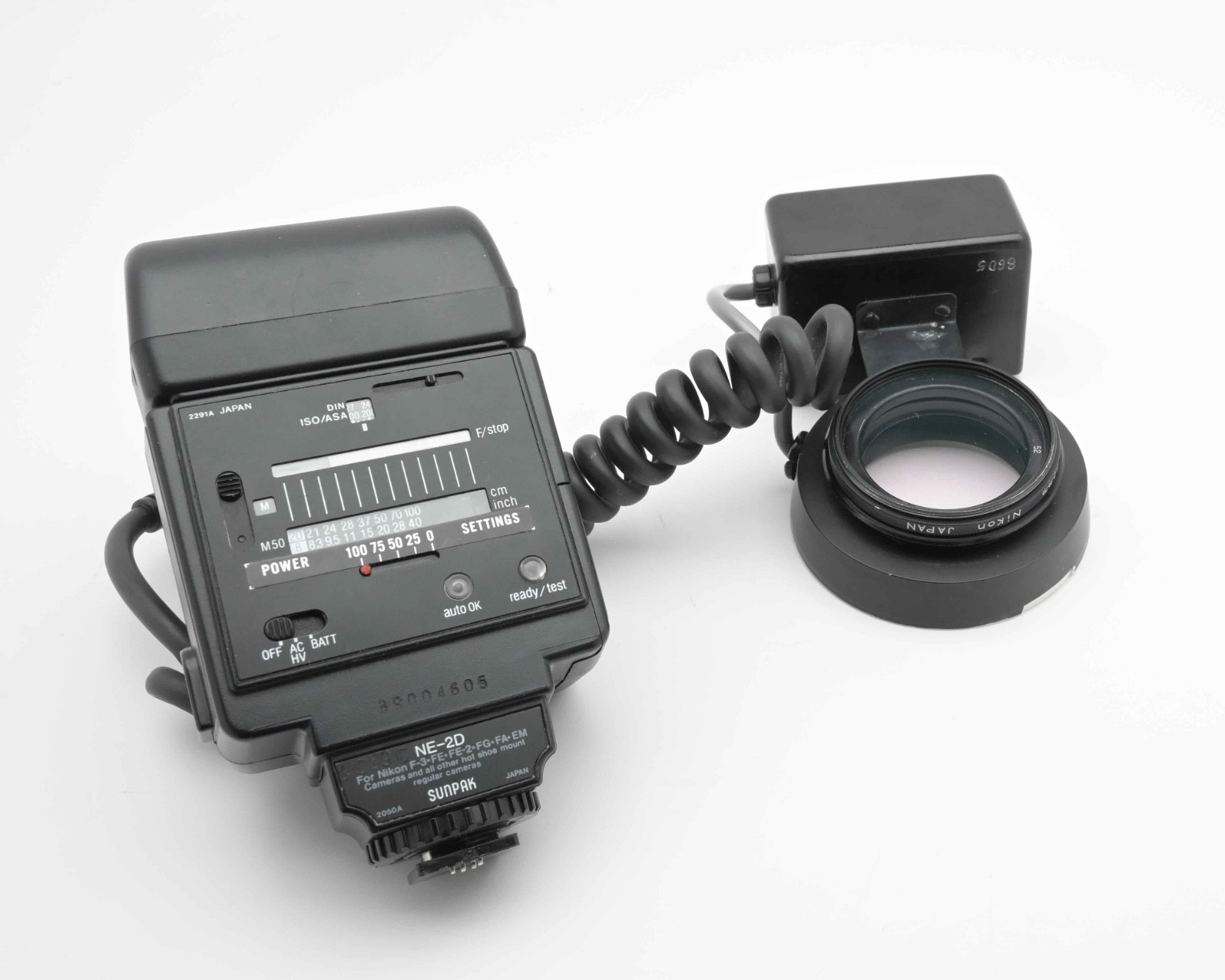Lester Dine Auto Exposure Macro Ring Light Flash for Nikon 52mm Lens (#20291)