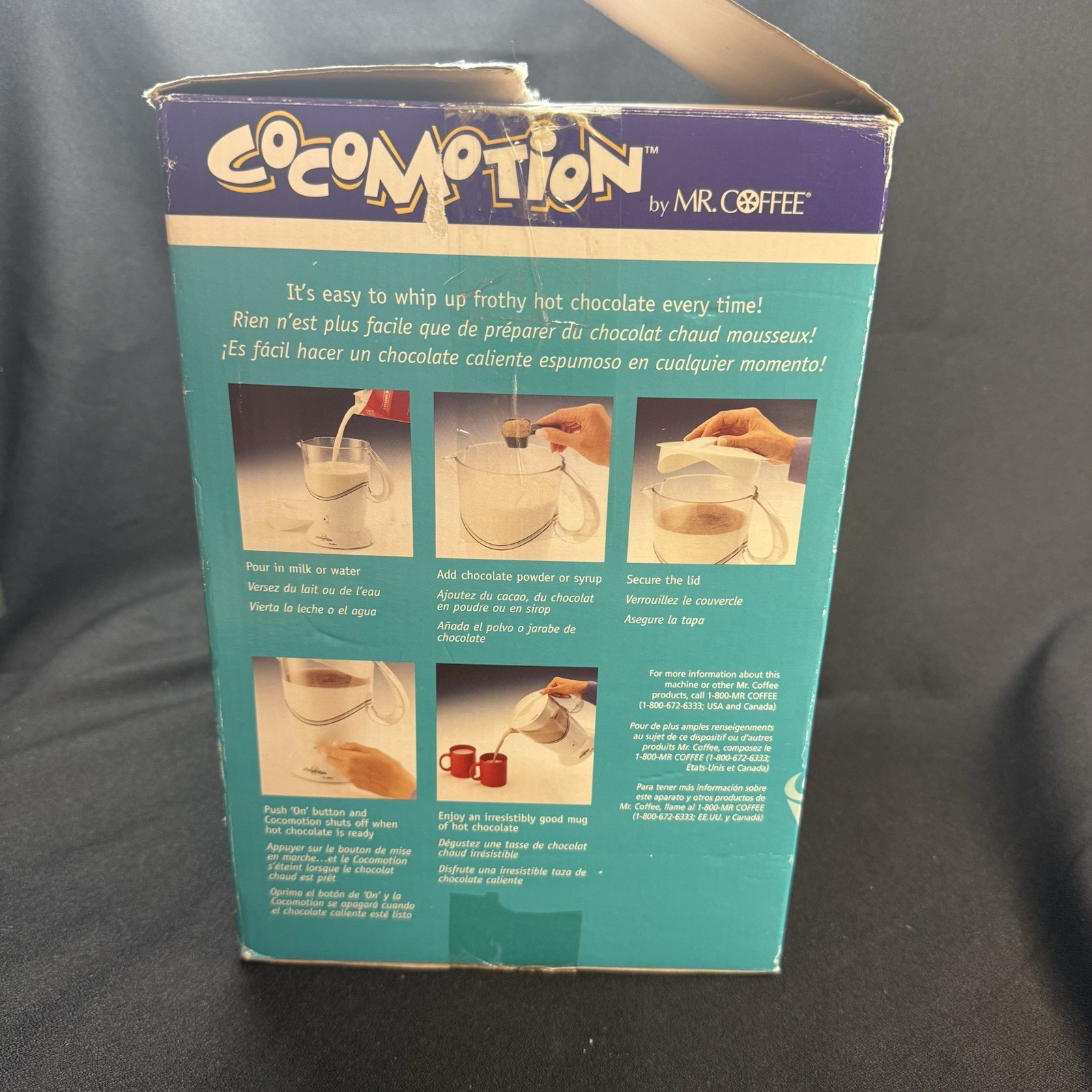 Mr. Coffee Cocomotion HC4 Automatic Hot Chocolate Maker 4 Cup Preowned Clean