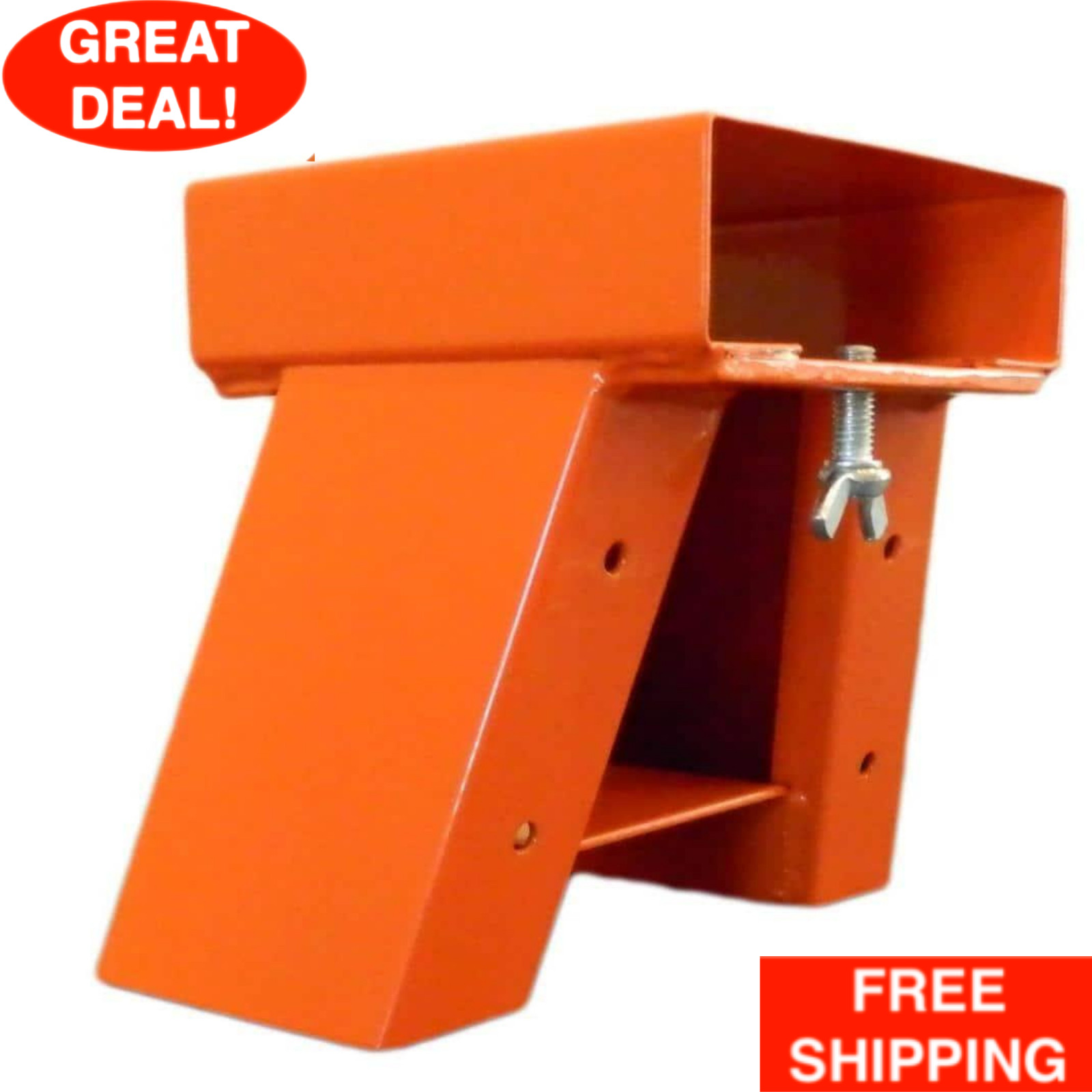 McCoy Tools LLC Super Steel Sawhorse Brackets Hold Heavy Duty Light Orange New