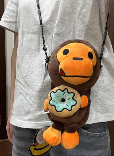 BAPE Baby Milo Donut Crossbody Mobile Phone Shoulder Pouch Unisex 2025 New Sale