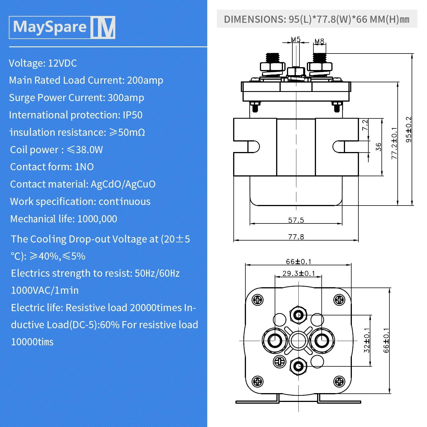 200A Mobile Audio Relay & Battery Isolator