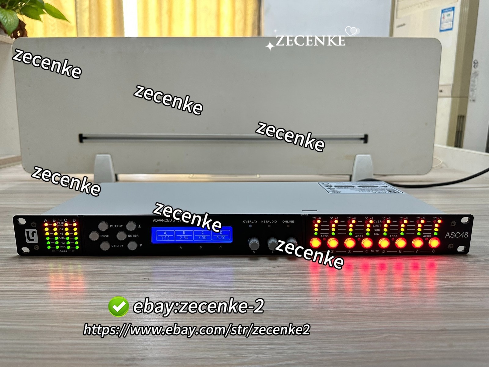 Linea Research ASC48 processor 4x8 By DHL or FedEx