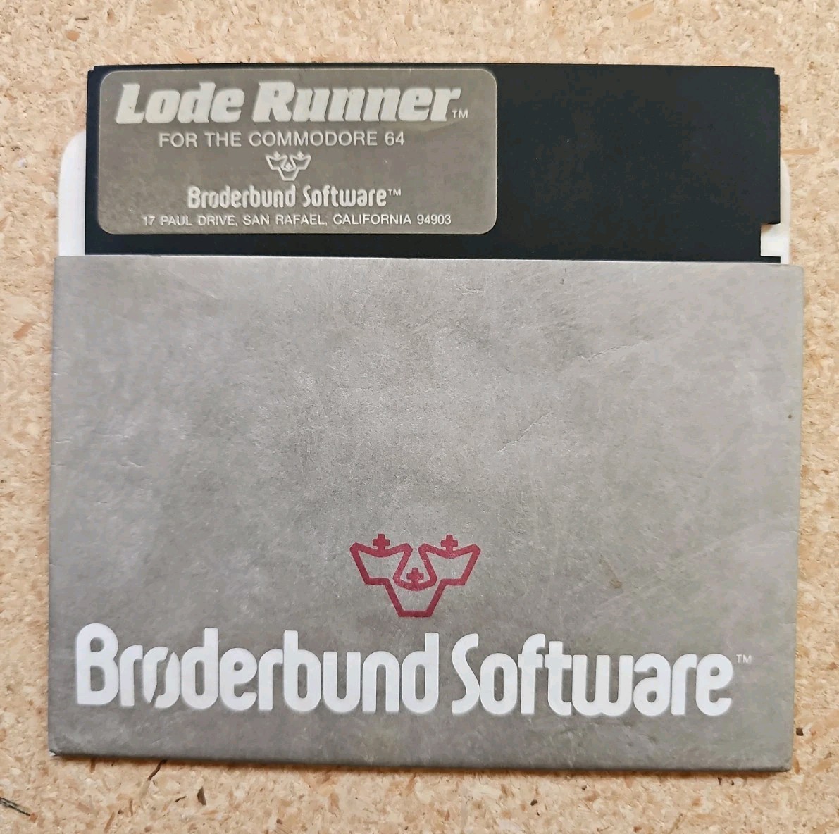 Commodore 64 Lode Runner - Floppy Disk ONLY - Broderbund Software Computer Game