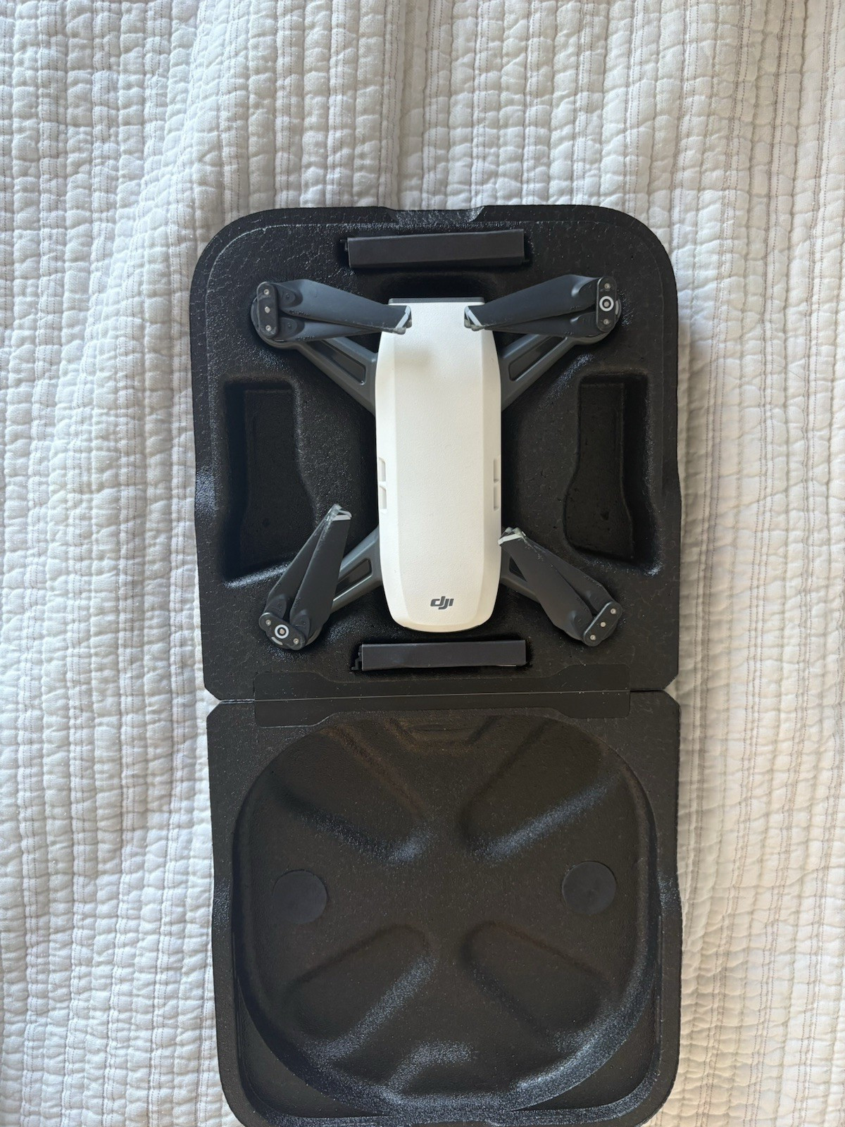 DJI Spark Drone Aircraft ONLY (Untested / AS-IS) w/ OEM Foam Case & Propellers
