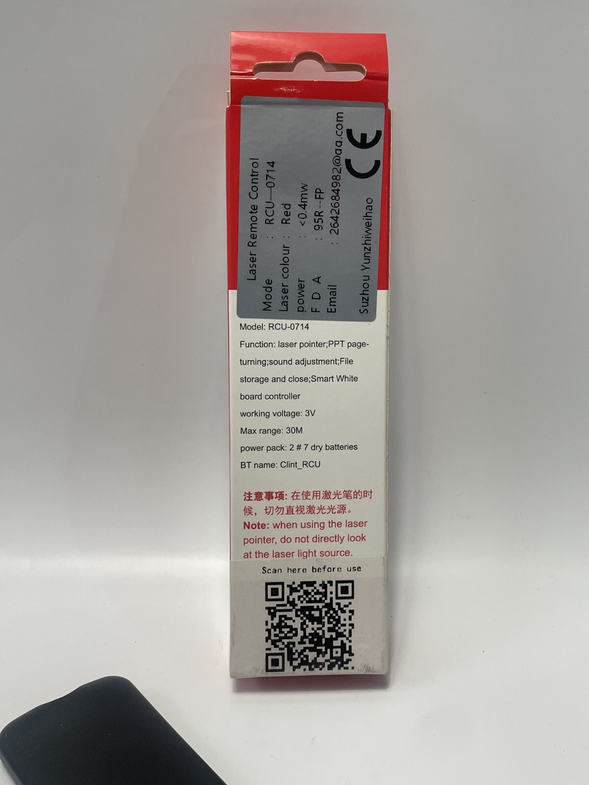 Laser Remote Control Demo Remote C Wireless Presenter Laser Pointer Page BT