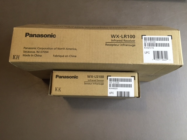 Panasonic WX-LR100 IR Receiver with WX-LS100 IR sensor Classroom amp system