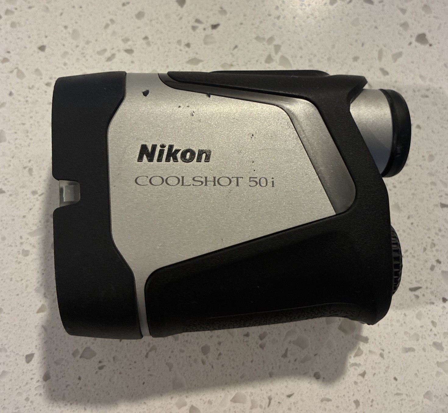 Nikon COOLSHOT 50i Golf Laser Rangefinder, Magnetic, Black/Silver