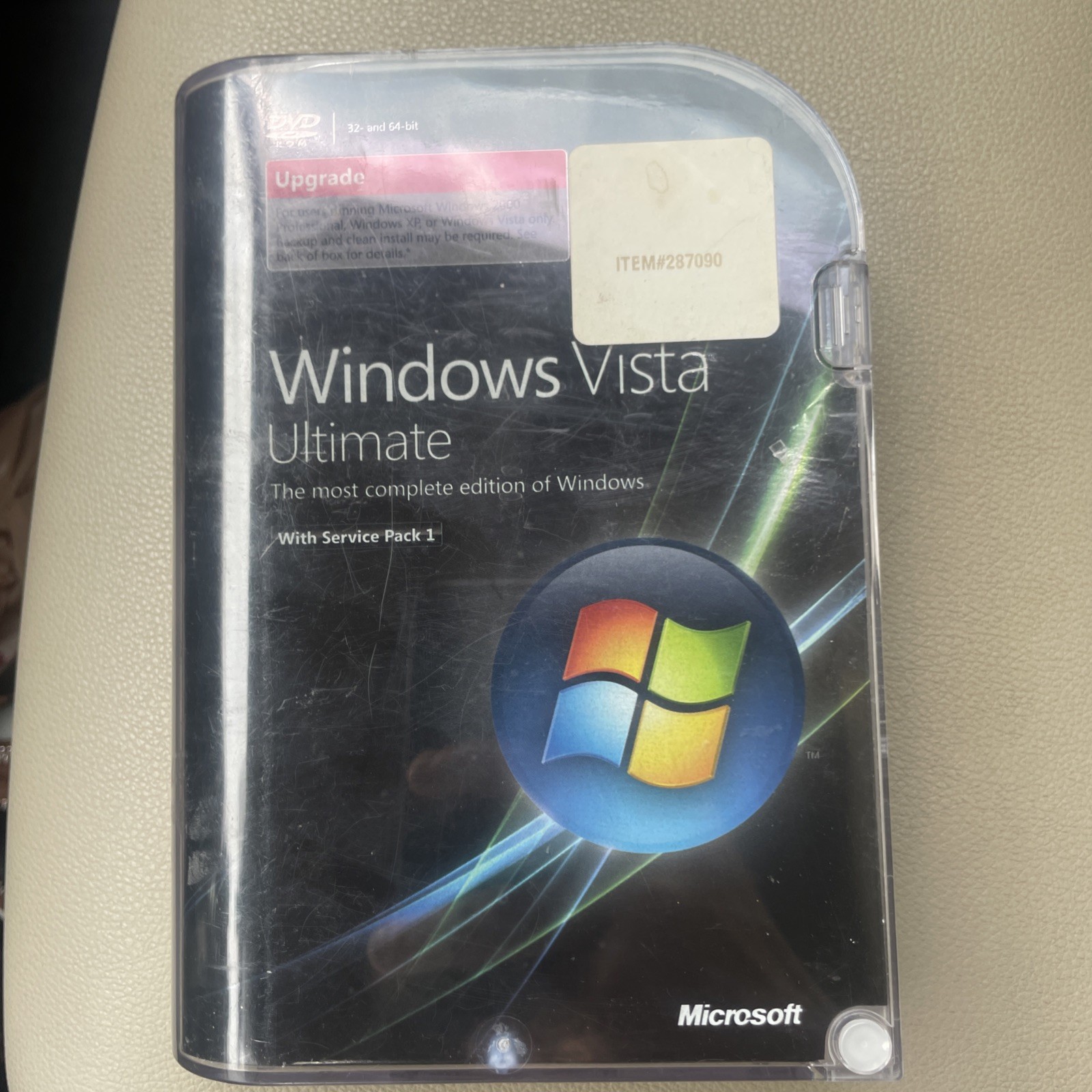MS Windows Vista Ultimate Upgrade 32 & 64 Bit Genuine Retail Version 2-Discs