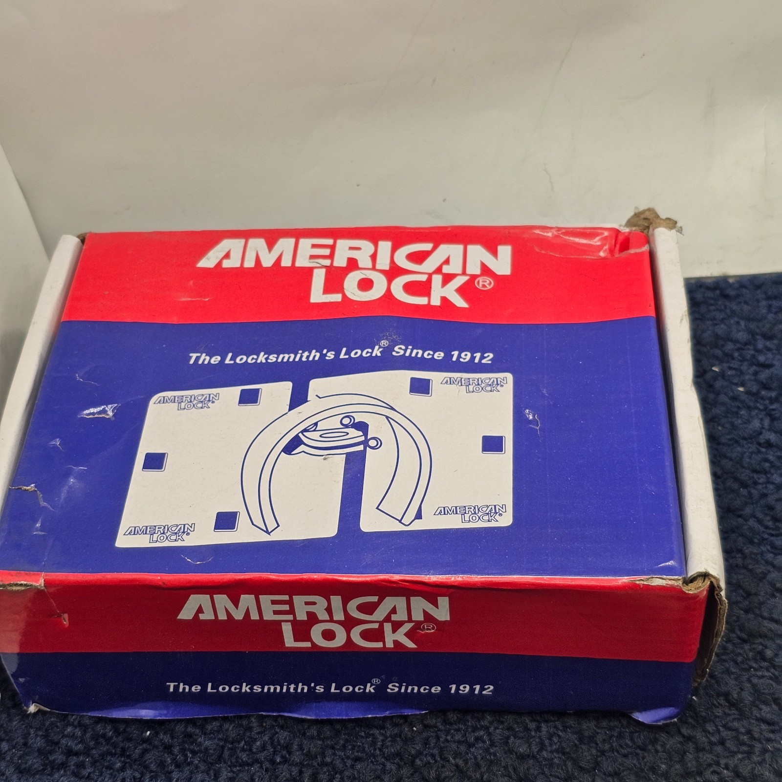 American Lock A801 Van Locks, Open, Rectangular Steel Body