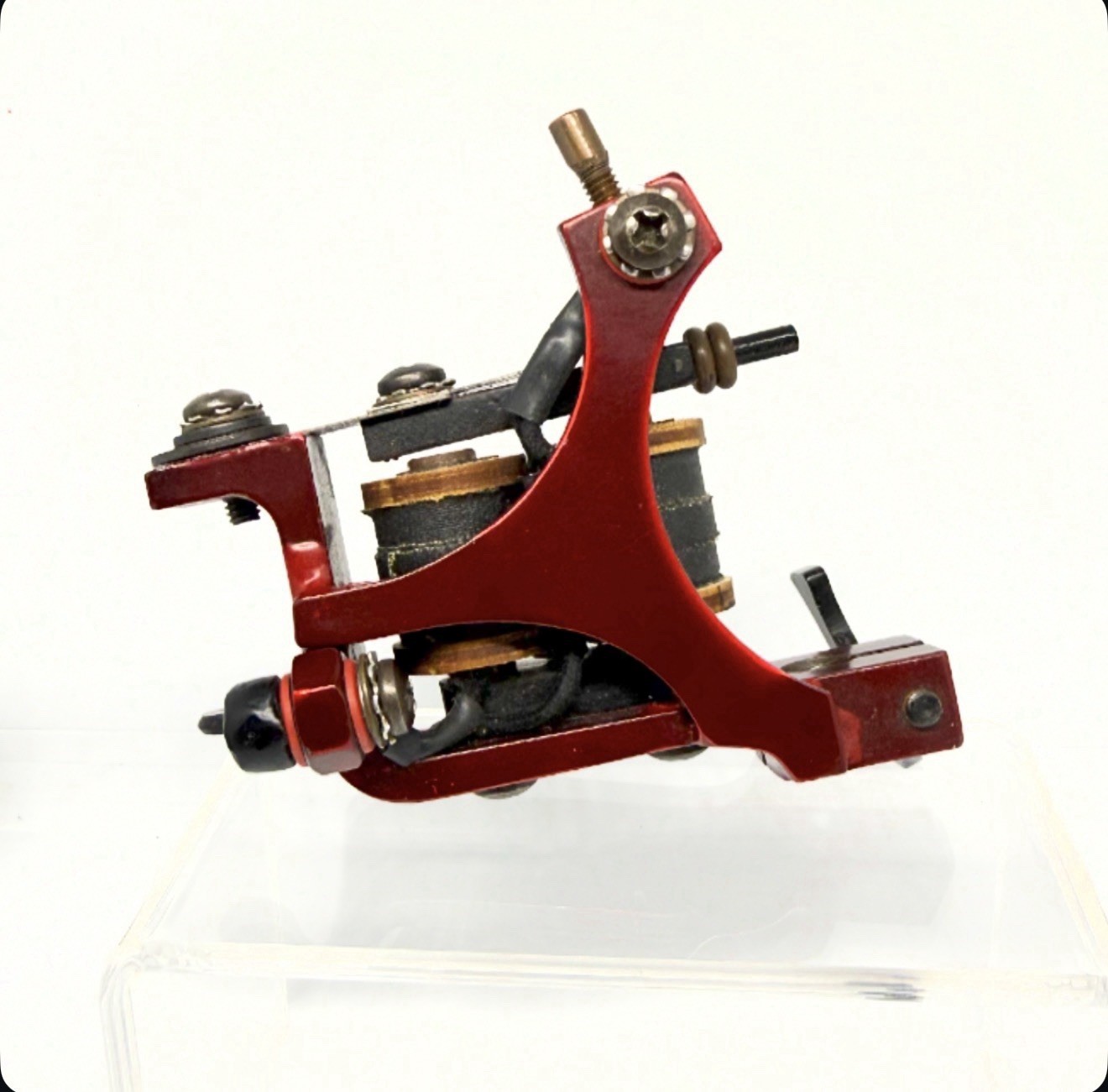 Custom Hand Built Coil Tattoo Machine Liner USA Blue Collar John