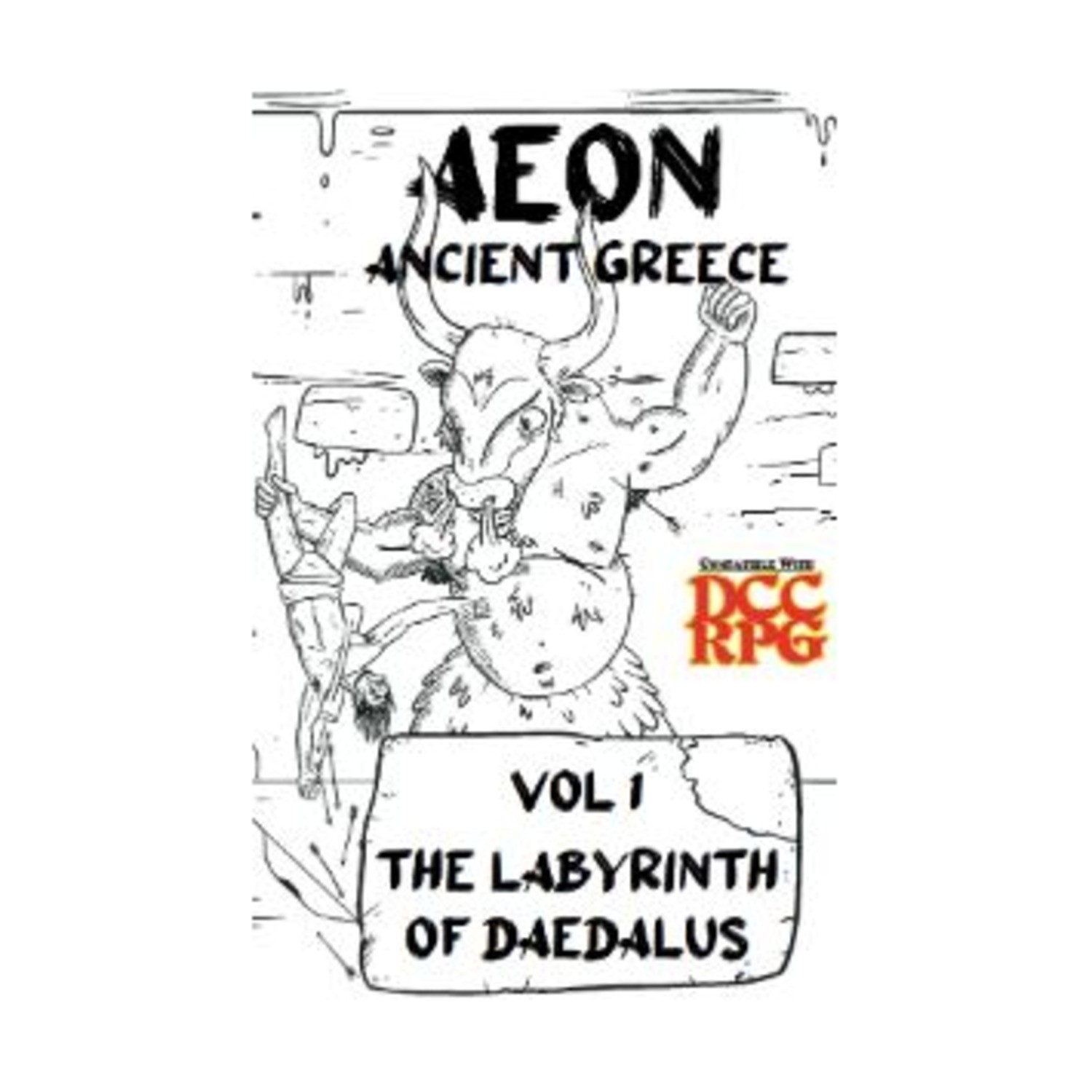 Sharktopus RPGs Aeon Ancient Greece Vol. 1 - The Labyrinth of Daedalus New