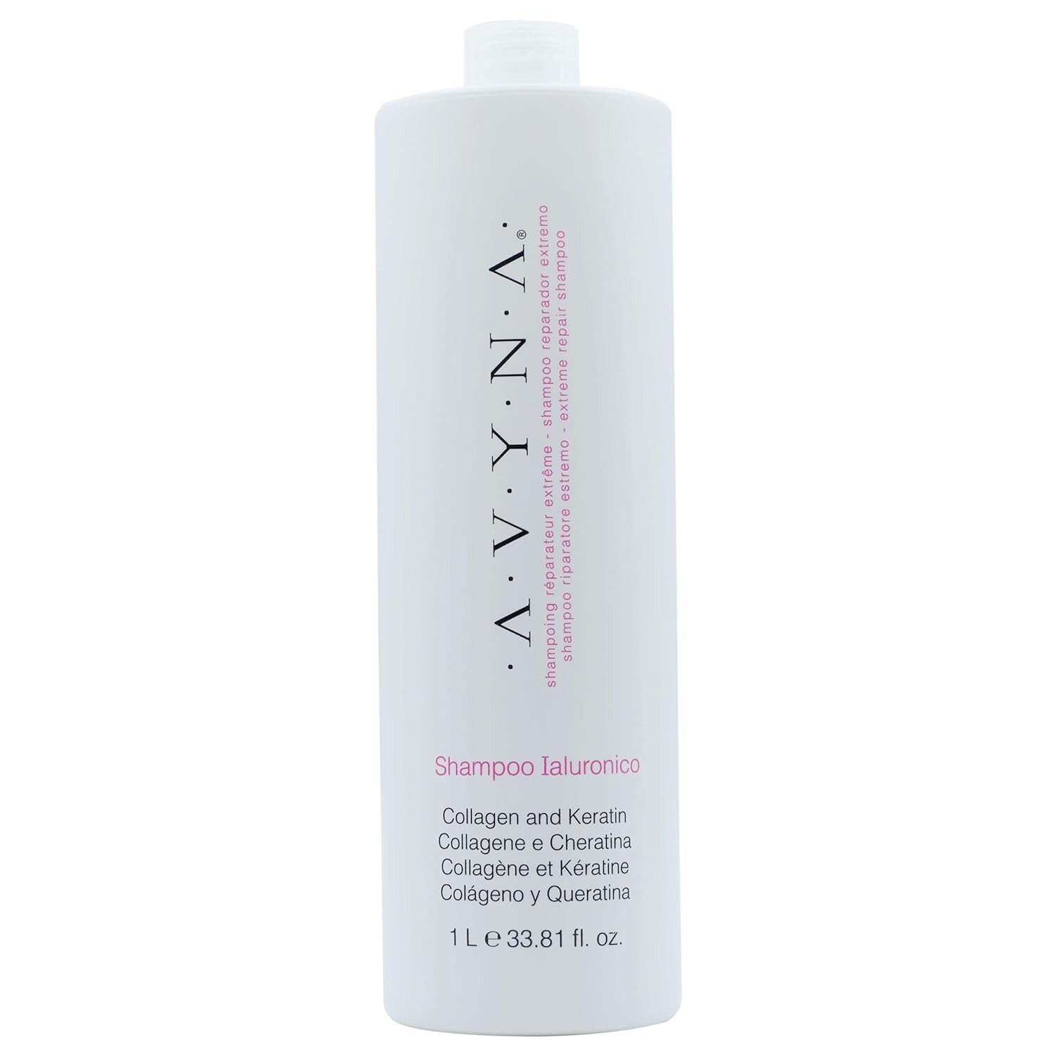 Avyna Shampoo Ialuronico Intenisve Hair Repair 1 lt, 33.8 Fl Oz (Pack of 1)