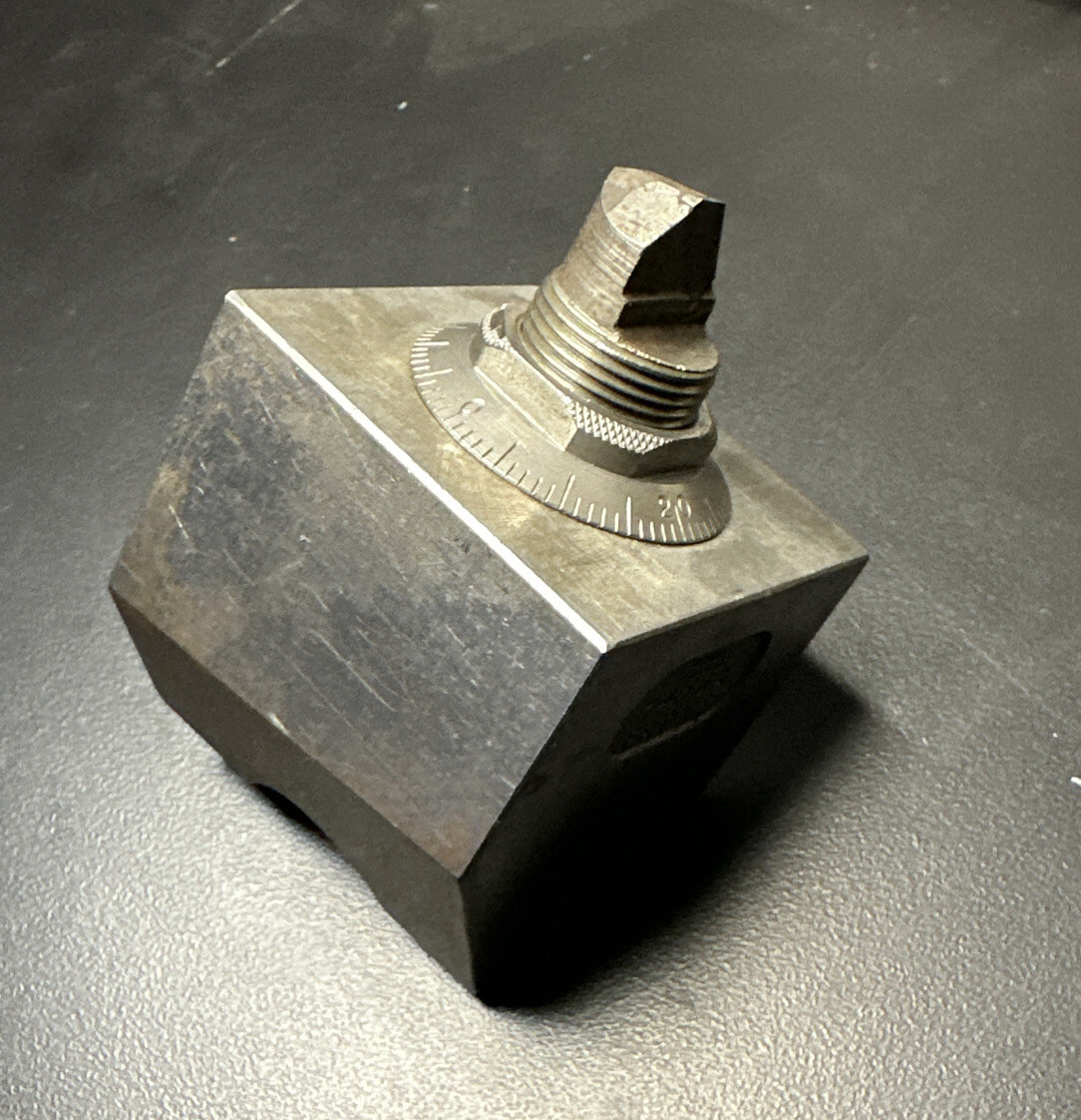 Devlieg Microbore 7408A Grinding Fixture Block Tool Sharpening Jig Machinist