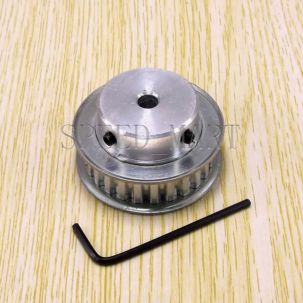 XL Type XL25T Aluminum Timing Belt Pulley 25 Teeth 6mm Bore for Stepper Motor