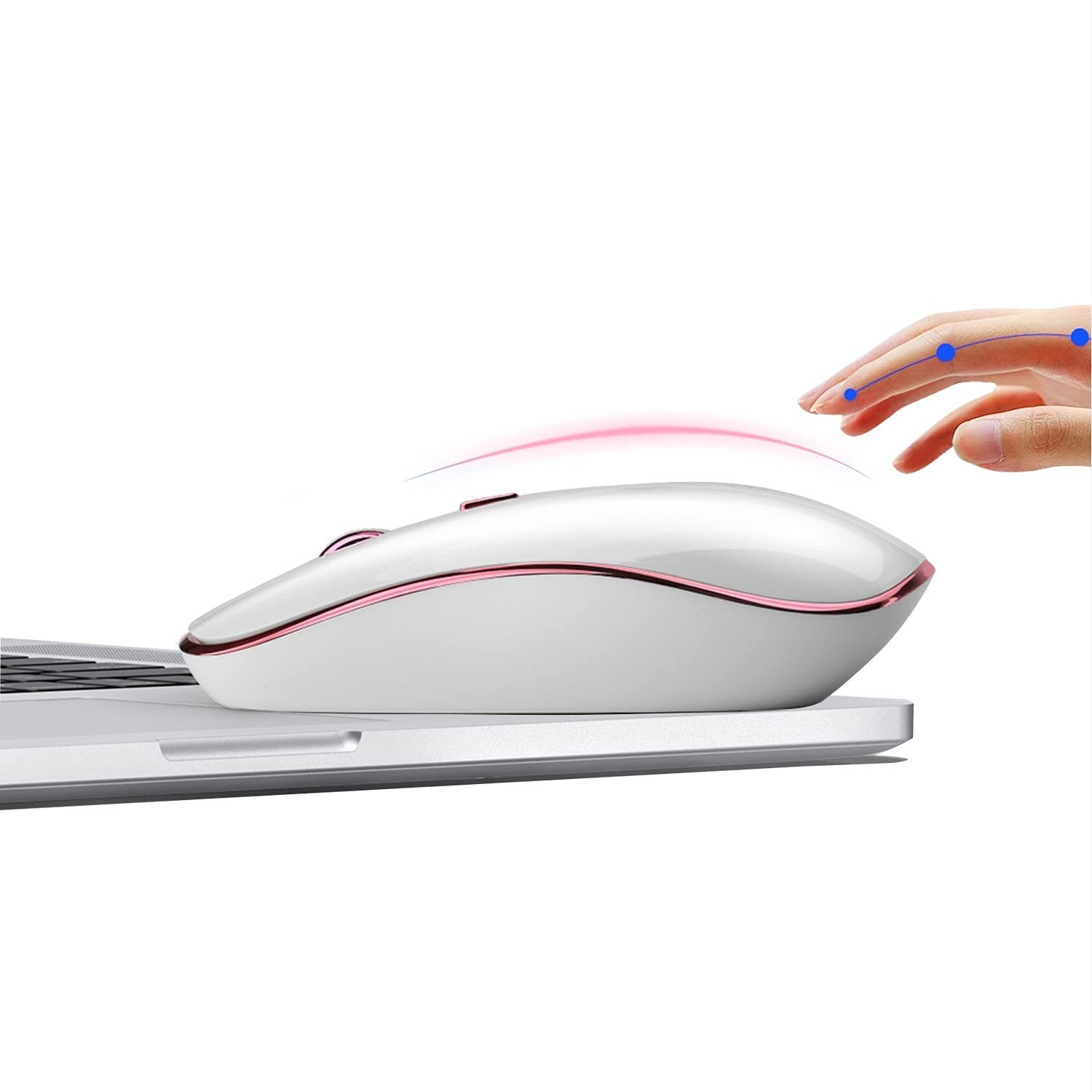JOYACCESS Wireless Mouse for Laptop - Ultra Thin, Silent, 2400 DPI Portable O...