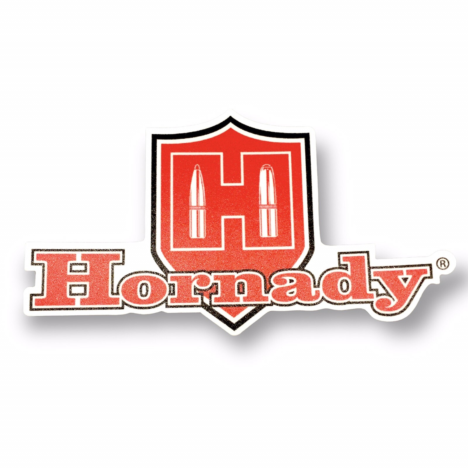 Hornady Die Cut Sticker Firearms Ammunition Gun Safe Car Outdoor Decal 4in X 2in