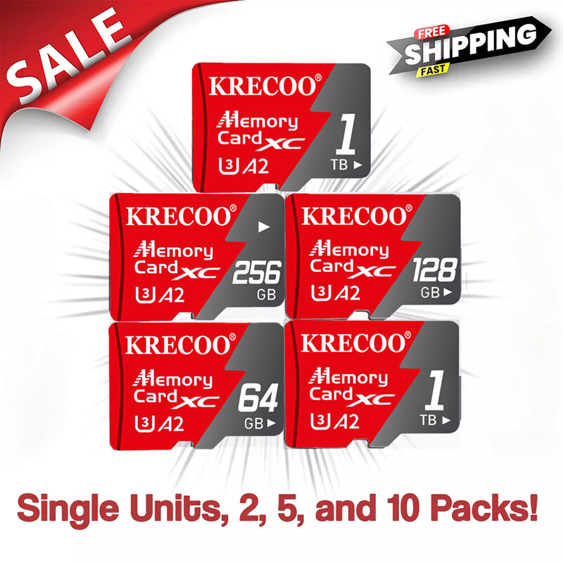 Micro SD Card Ultra 32GB 64GB 128GB 256GB 1TB Class 10 TF Wholesale Lot