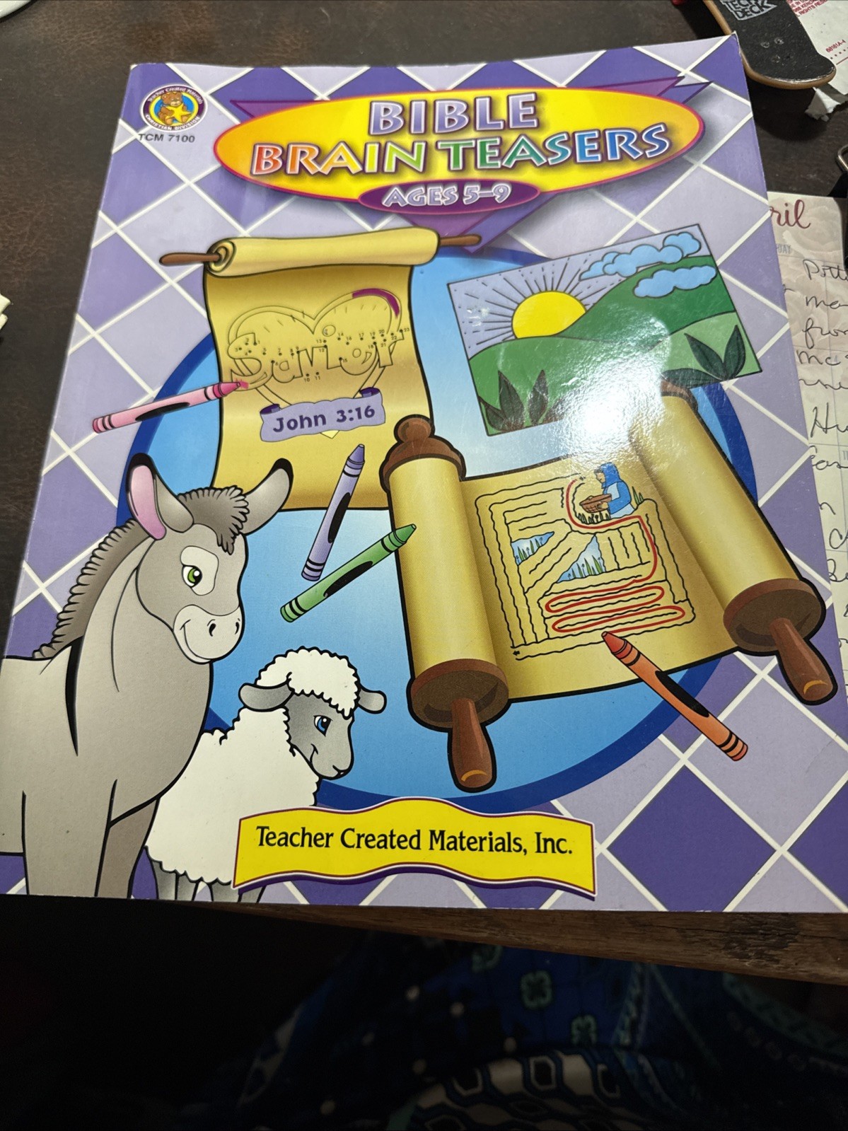 Bible Brain Teasers Ages 5-9 Teacher Created Material, 2002