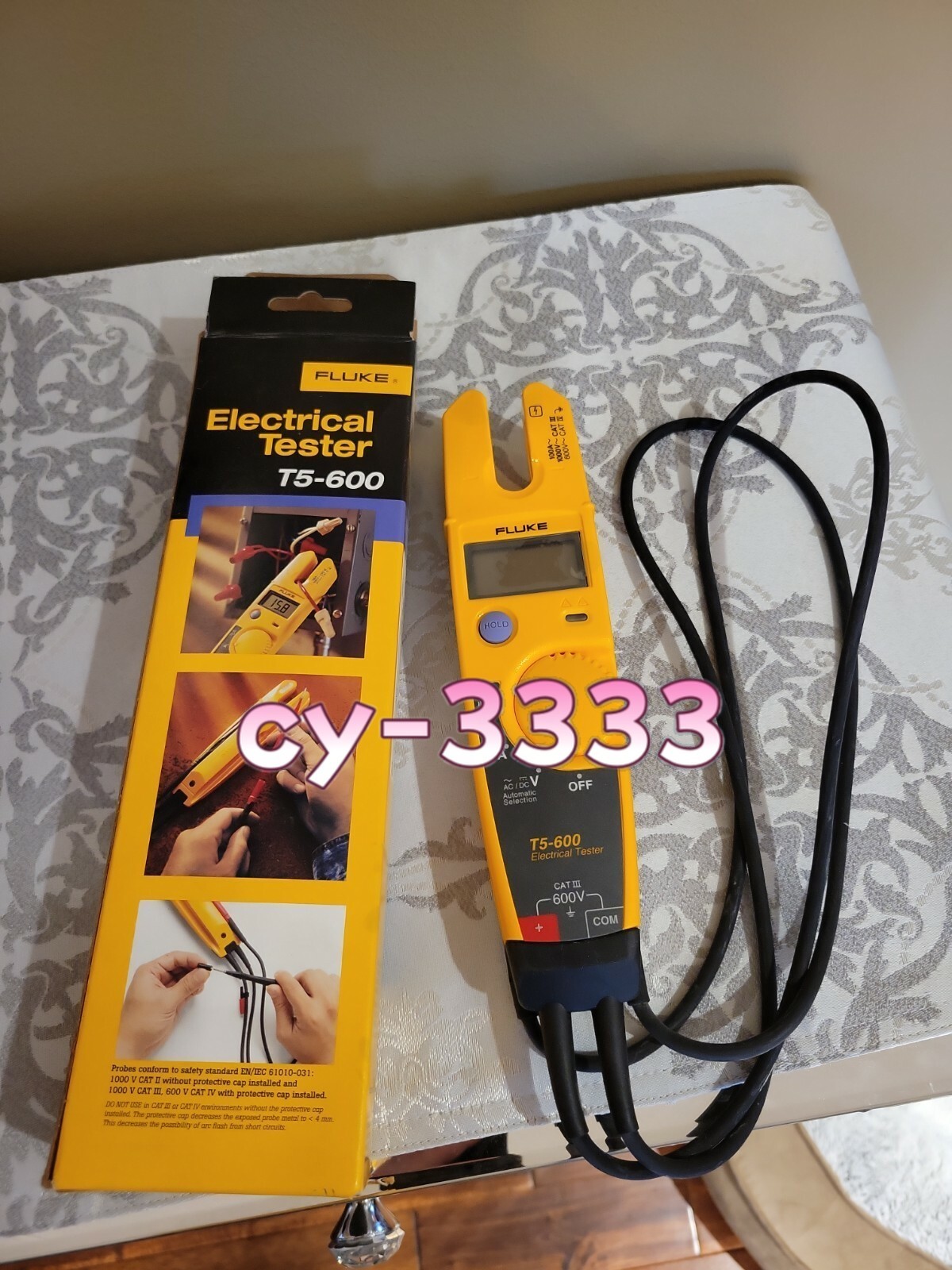 Fluke T5-600 T5-600 Clamp Meter Continuity Current Electrical Tester