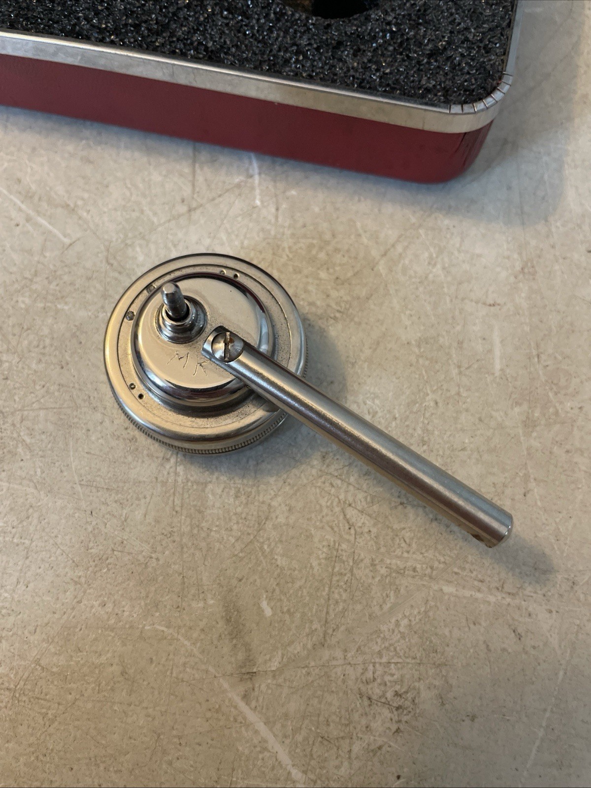 Starrett No. 196 Dial Indicator Set with Attachments in Case