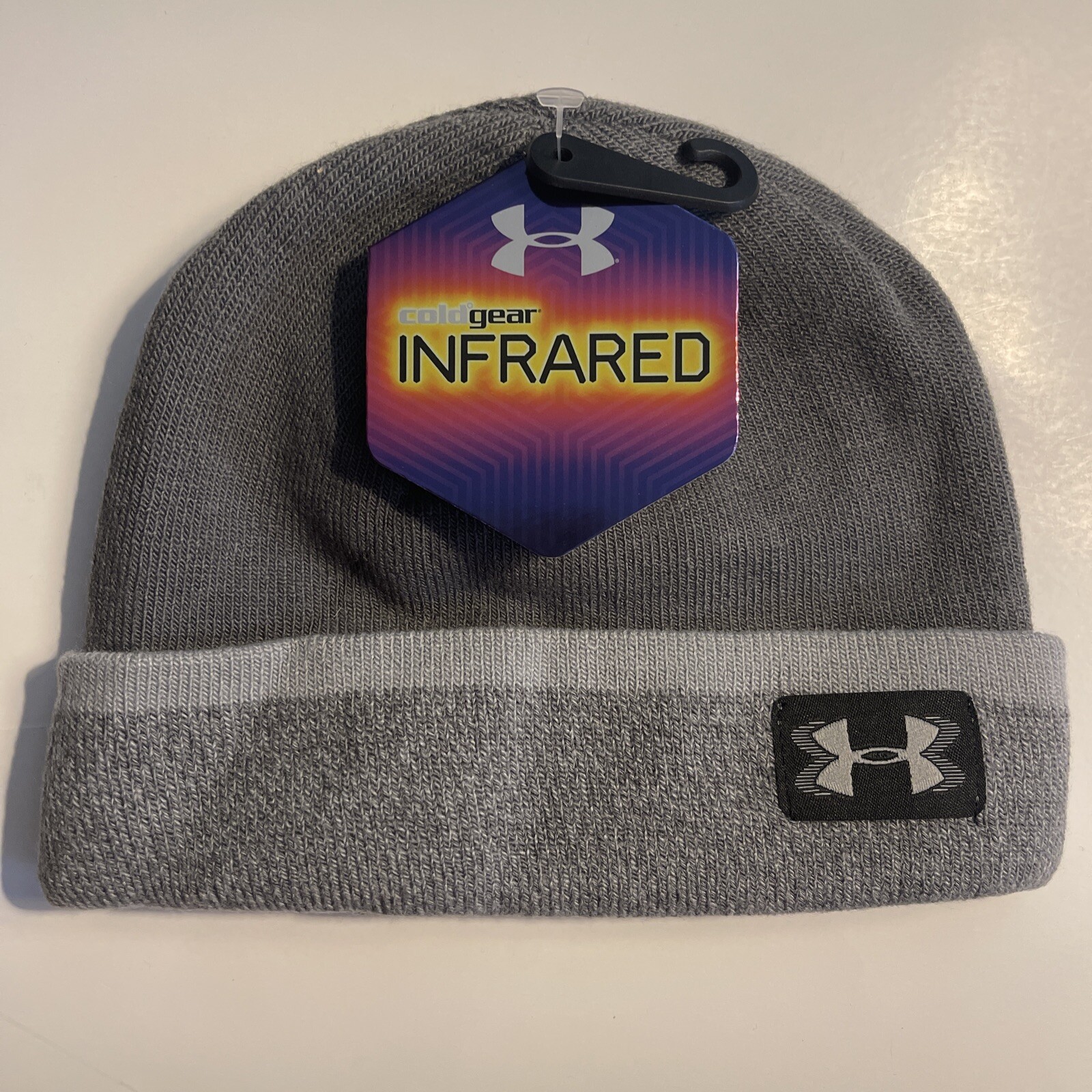 Under Armour Boys Youth Beanie Hat. Color - Gray. MSRP - $24.99 New!!!