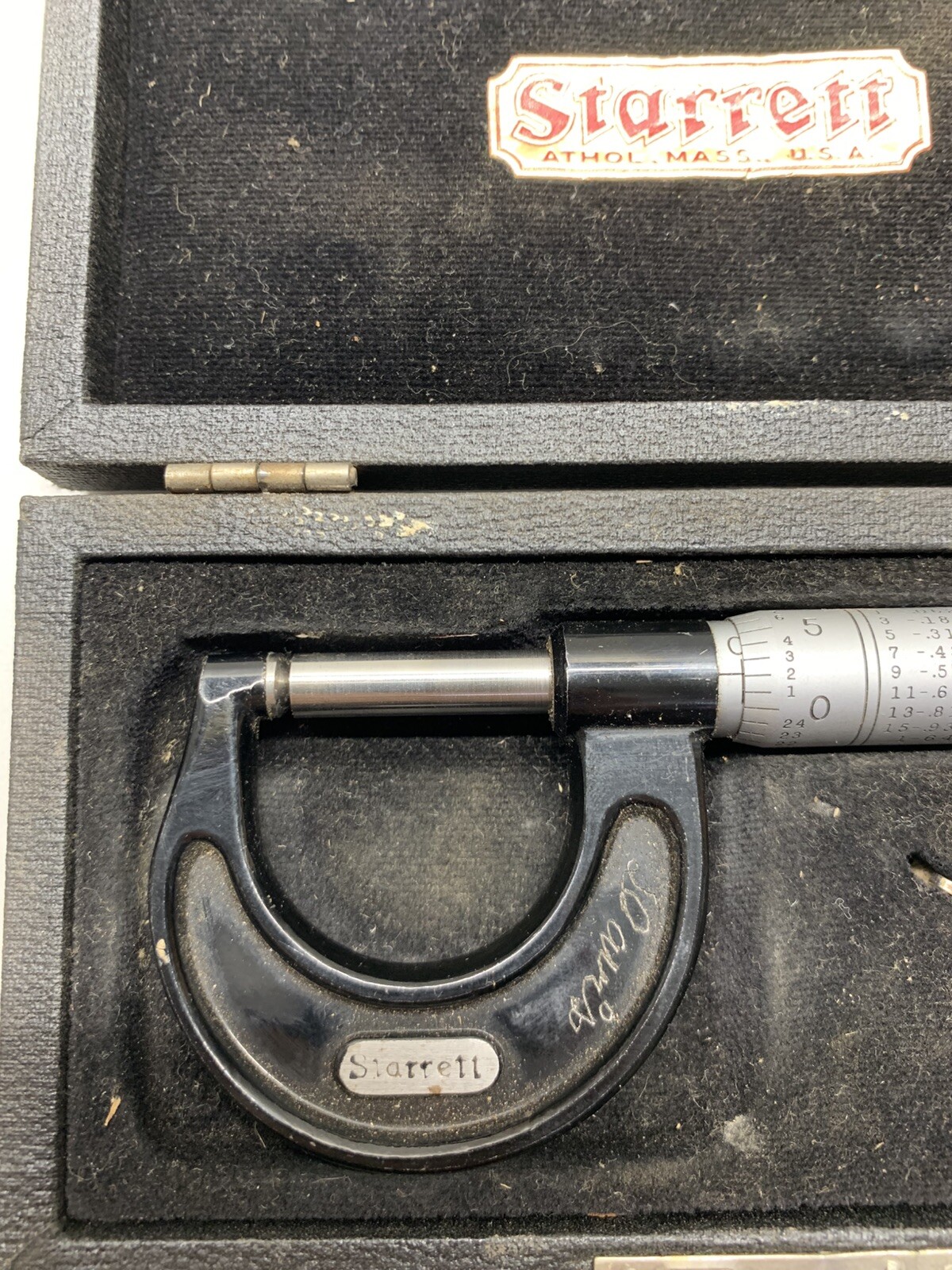 Vintage Starrett Micrometer No 211-1” Inch