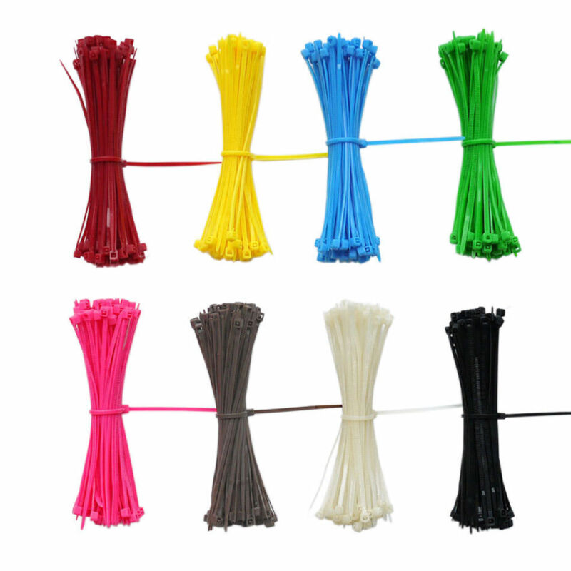 Cable Ties Nylon Zip Tie Wraps Strong Long - All Sizes & Colours -