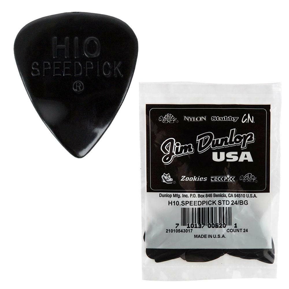 Dunlop H10 Speedpick Heavy 10 Degree Angle 24-Pack!