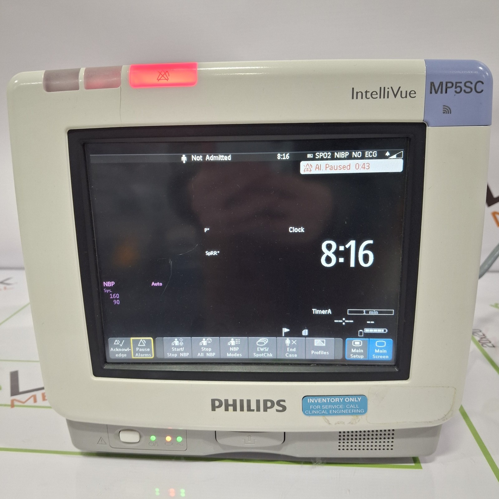 Philips IntelliVue MP5SC Fast SpO2, NIBP Spot Check Monitor