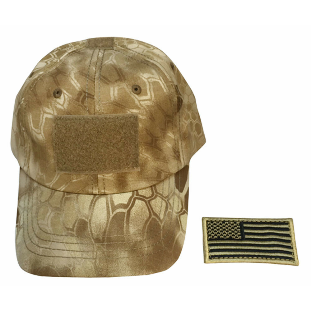 Special Force Tactical Contractor CAP HAT Removable US Flag-Kryptek Nomad