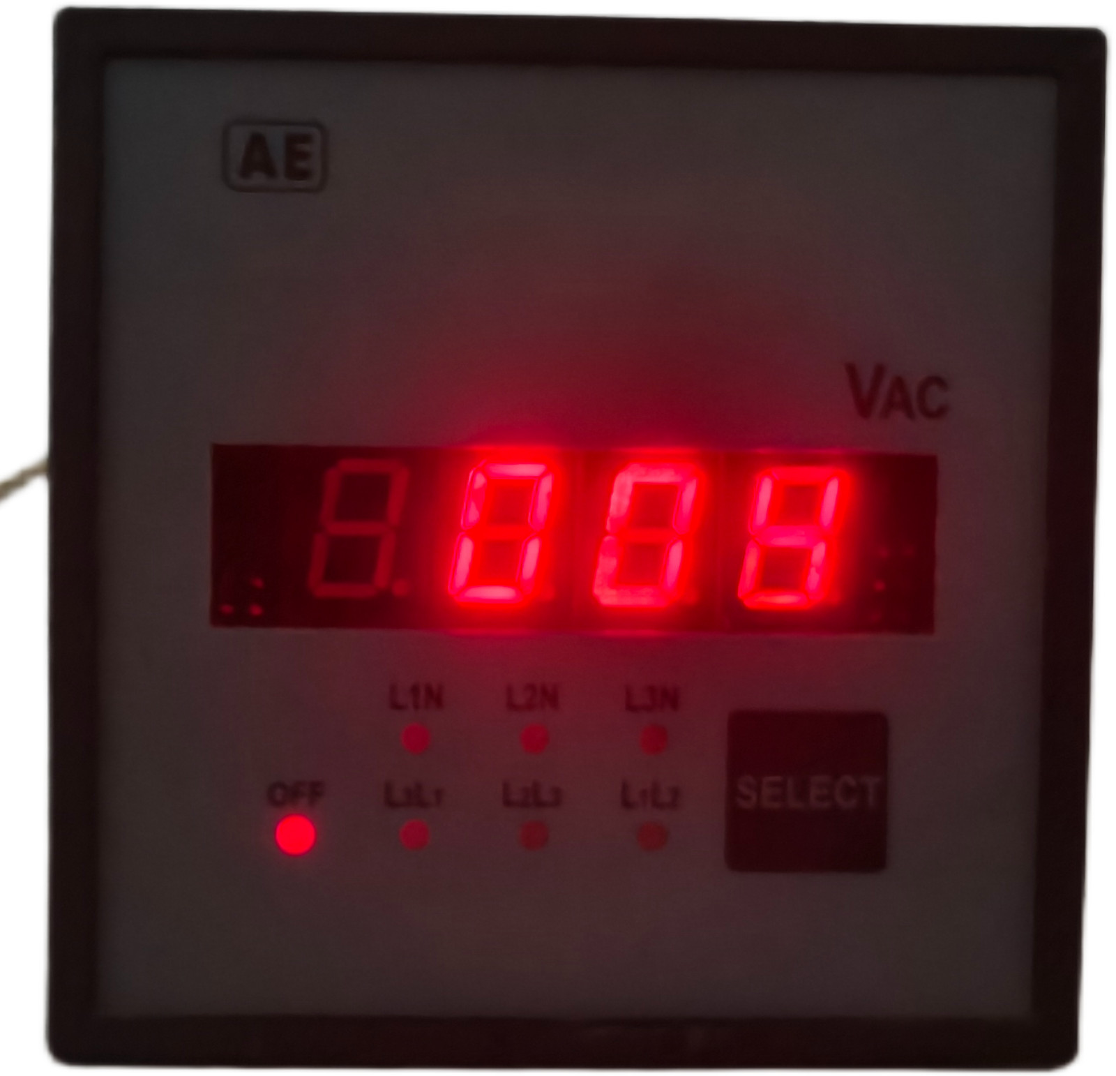 Automatic Electric A.C Voltmeter VSS96D Range 0-600 240 VAC  Supply
