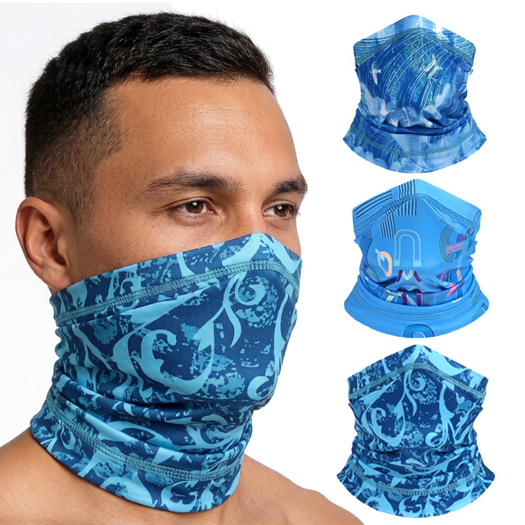 Cooling Neck Gaiter Balaclava Face Mask UV Protection Bandana Scarf Men Women