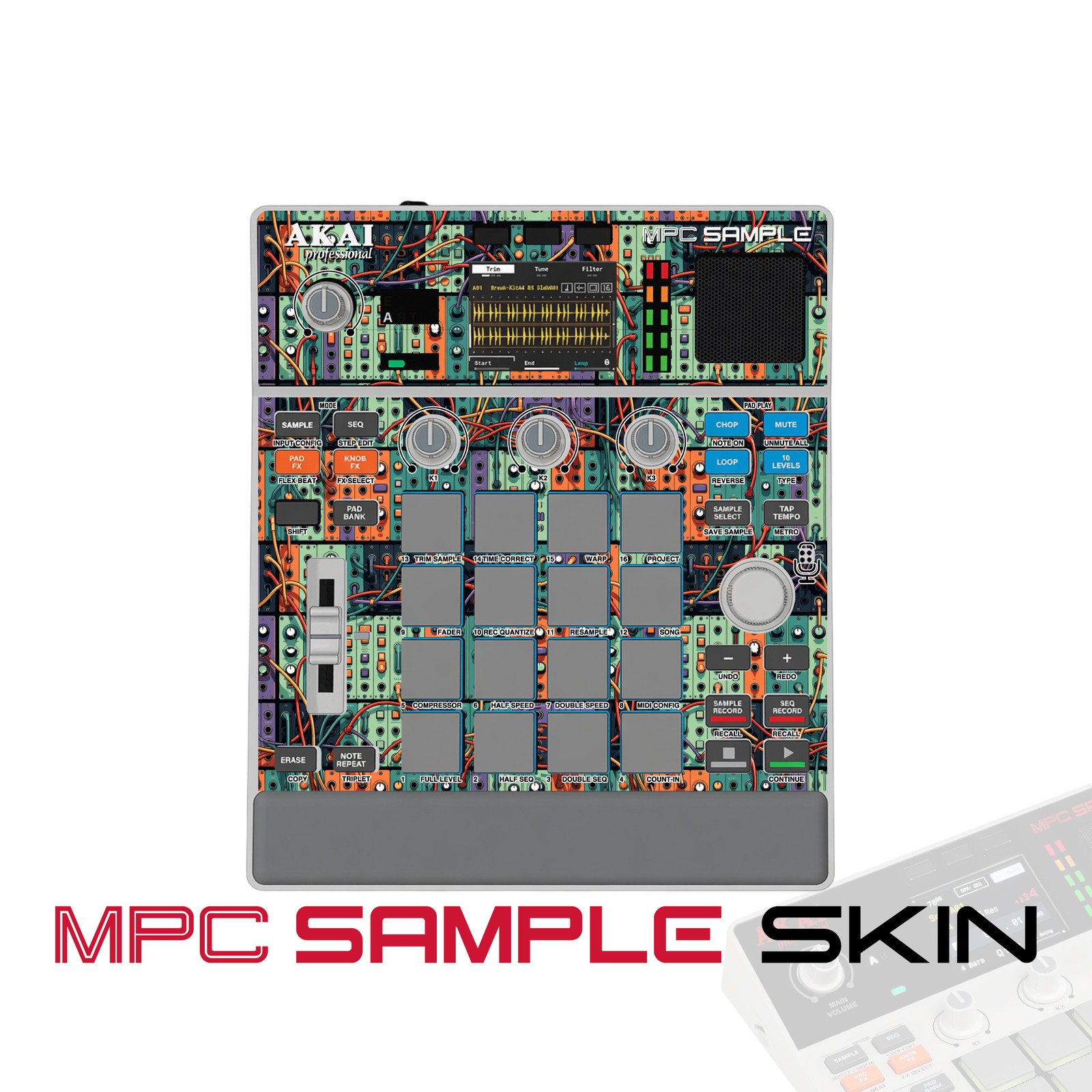 Akai MPC Sample Skin / circuit jungle