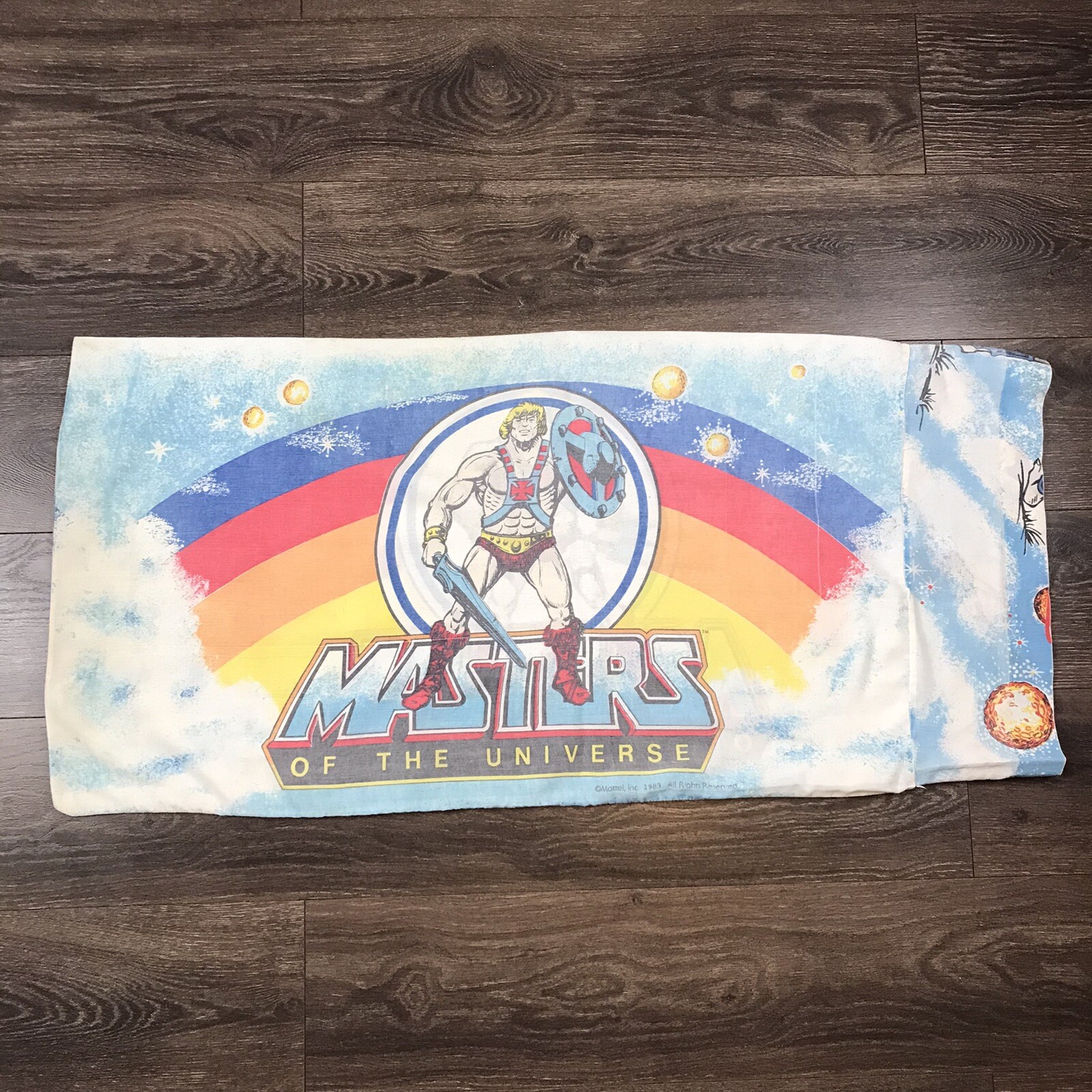 Masters Of The Universe He-Man Cartoon Superhero Long Vintage 80’s Pillowcase