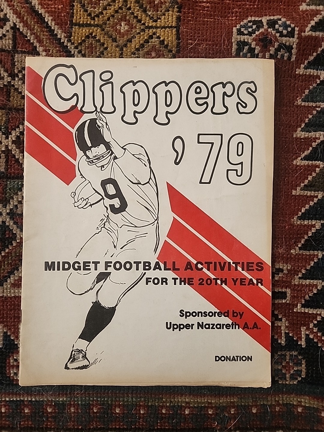 Vintage CLIPPERS '79 Midget Football Program Upper Nazareth A. A.