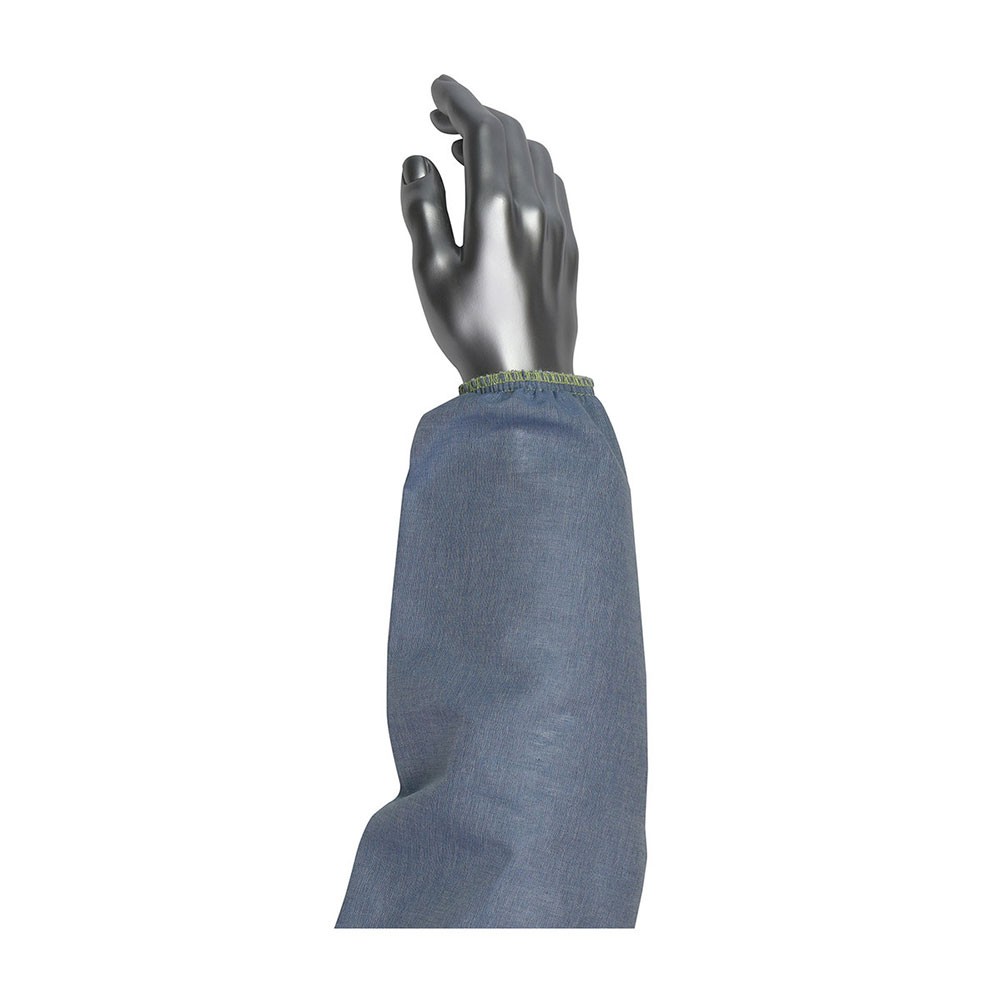 PIP 23-44182 Denim Sleeve 18in Long w/ 3/4in Elastic Cuffs Pair Blue