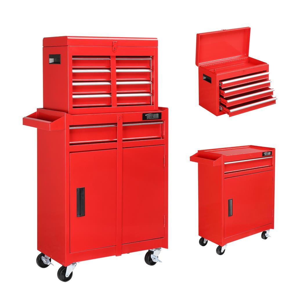 5-Drawer Rolling Tool Chest Box Storage Cabinet Organizer on Wheels for Garage