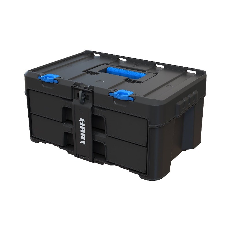 Hart Stack System Two Drawer Unit, Small Tool and Parts Storage
