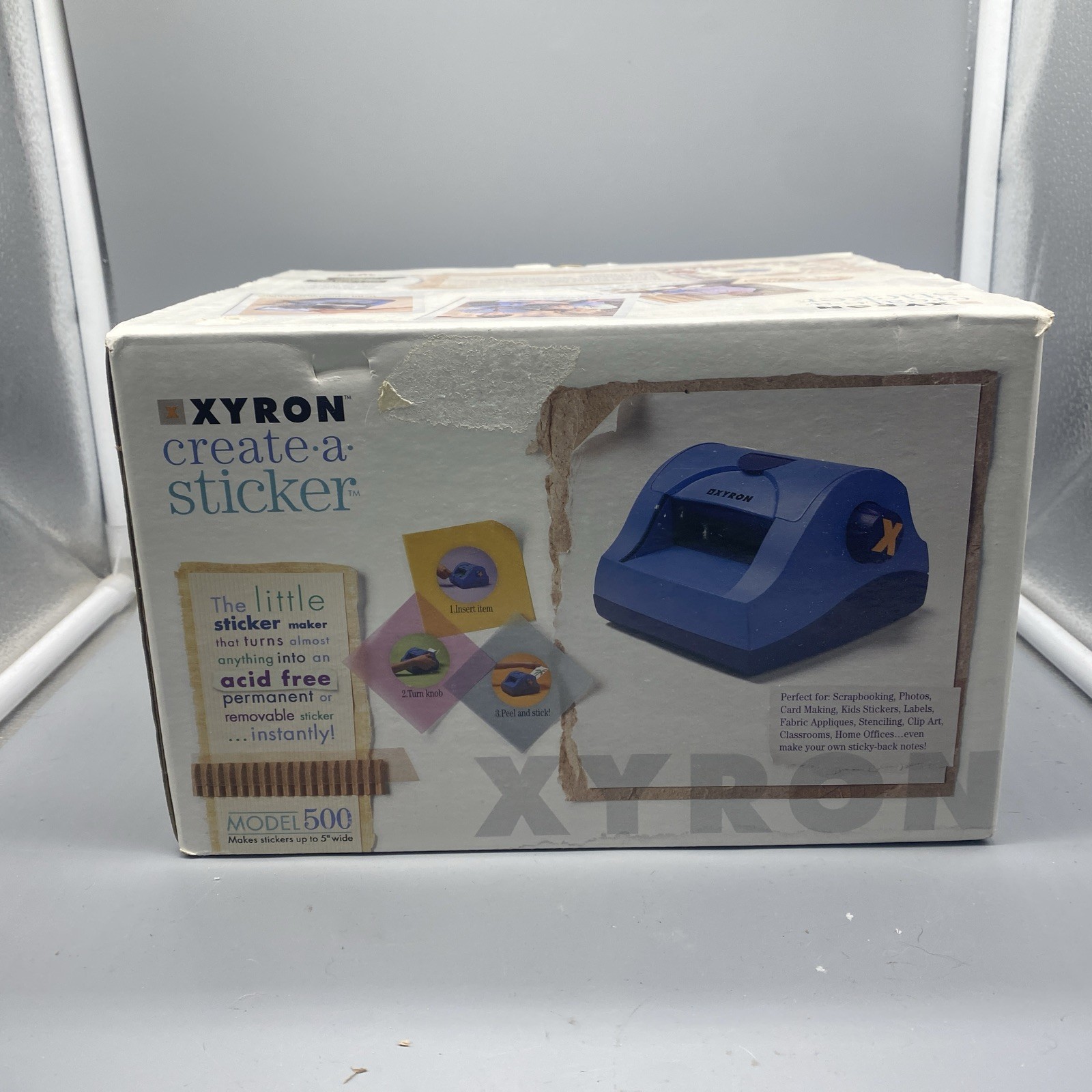 Xyron Model 500 Create a Sticker 5" Sticker Maker Machine Gentily Used