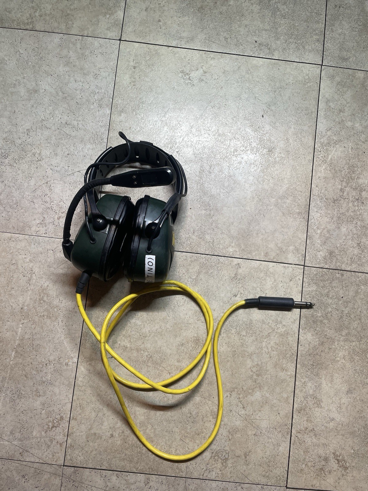 Promod Ecco CTS Aviation Headset Untested For Parts