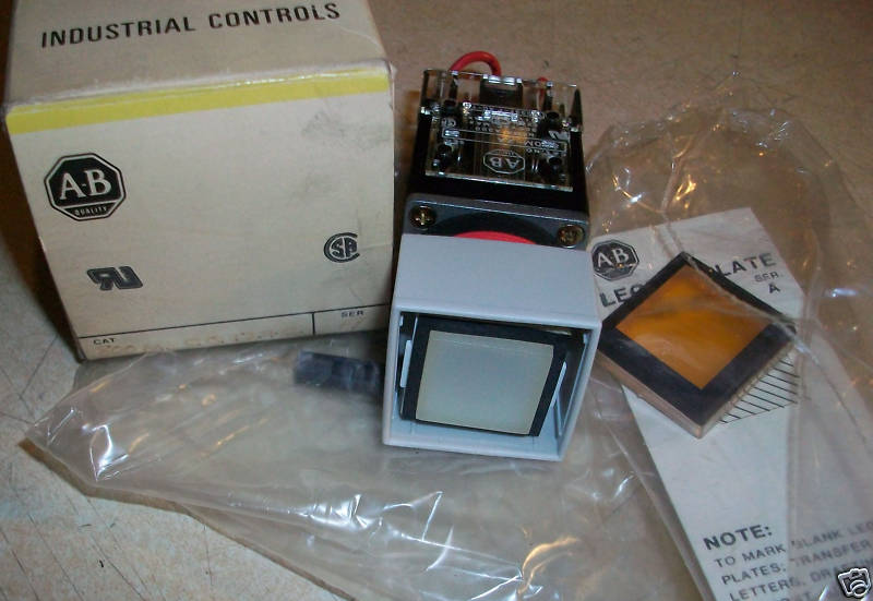 Allen Bradley Illuminated Push Button 800MS-CQT24A  NEW