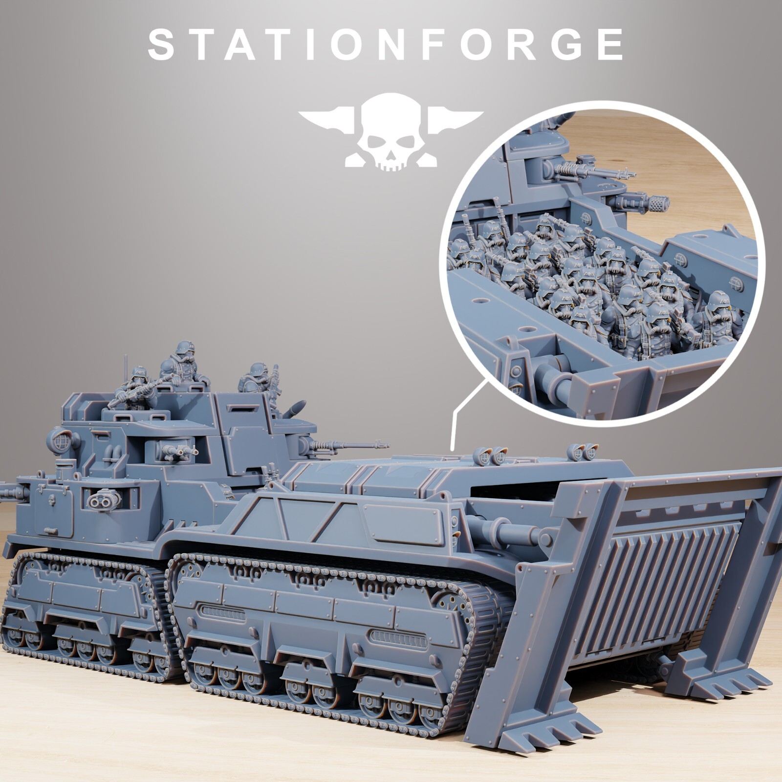 The Grim Guard Transport Tank from Station Forge