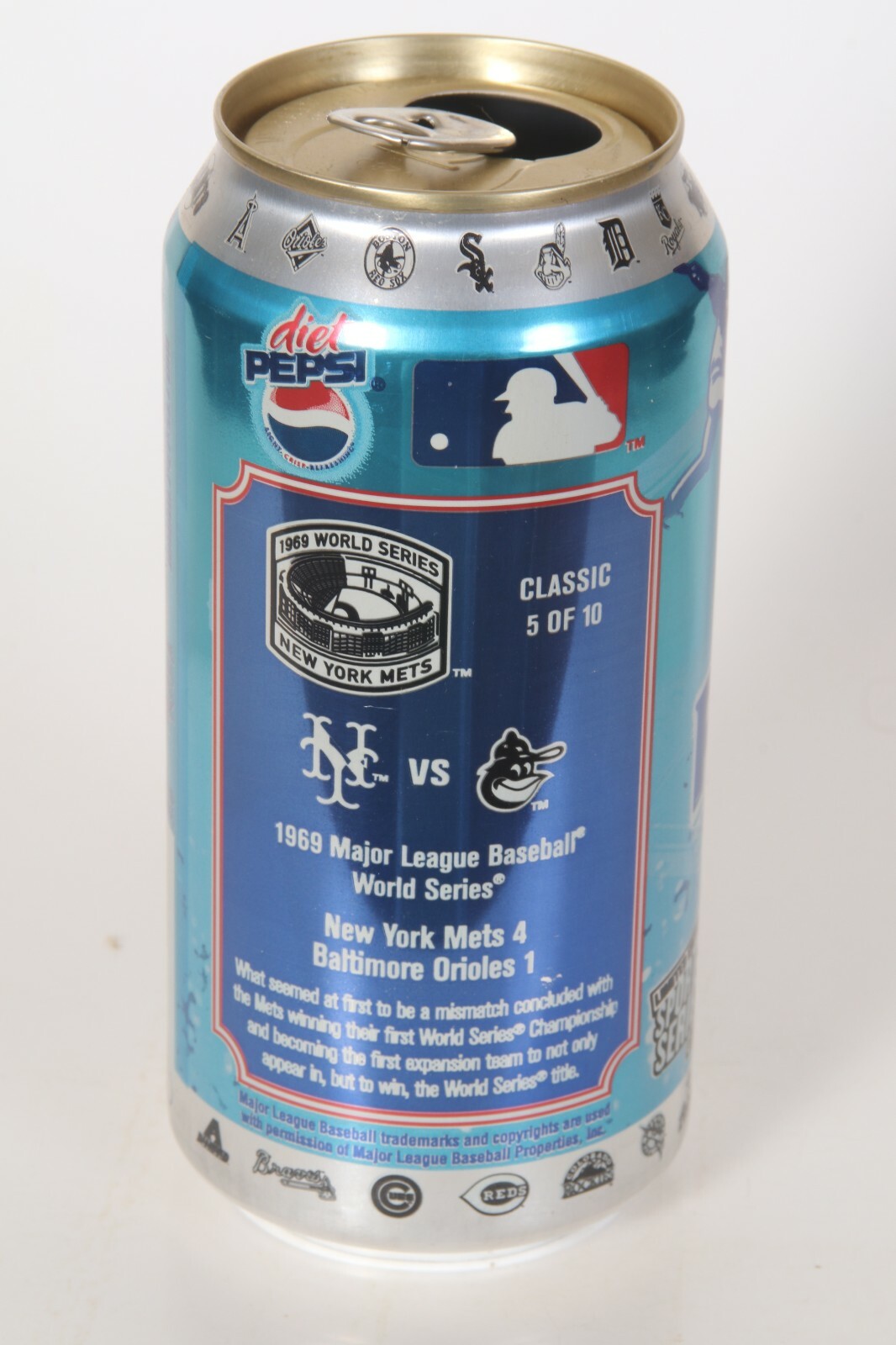 Diet Pepsi soda can - 14oz World Series Classics can 5 of 10