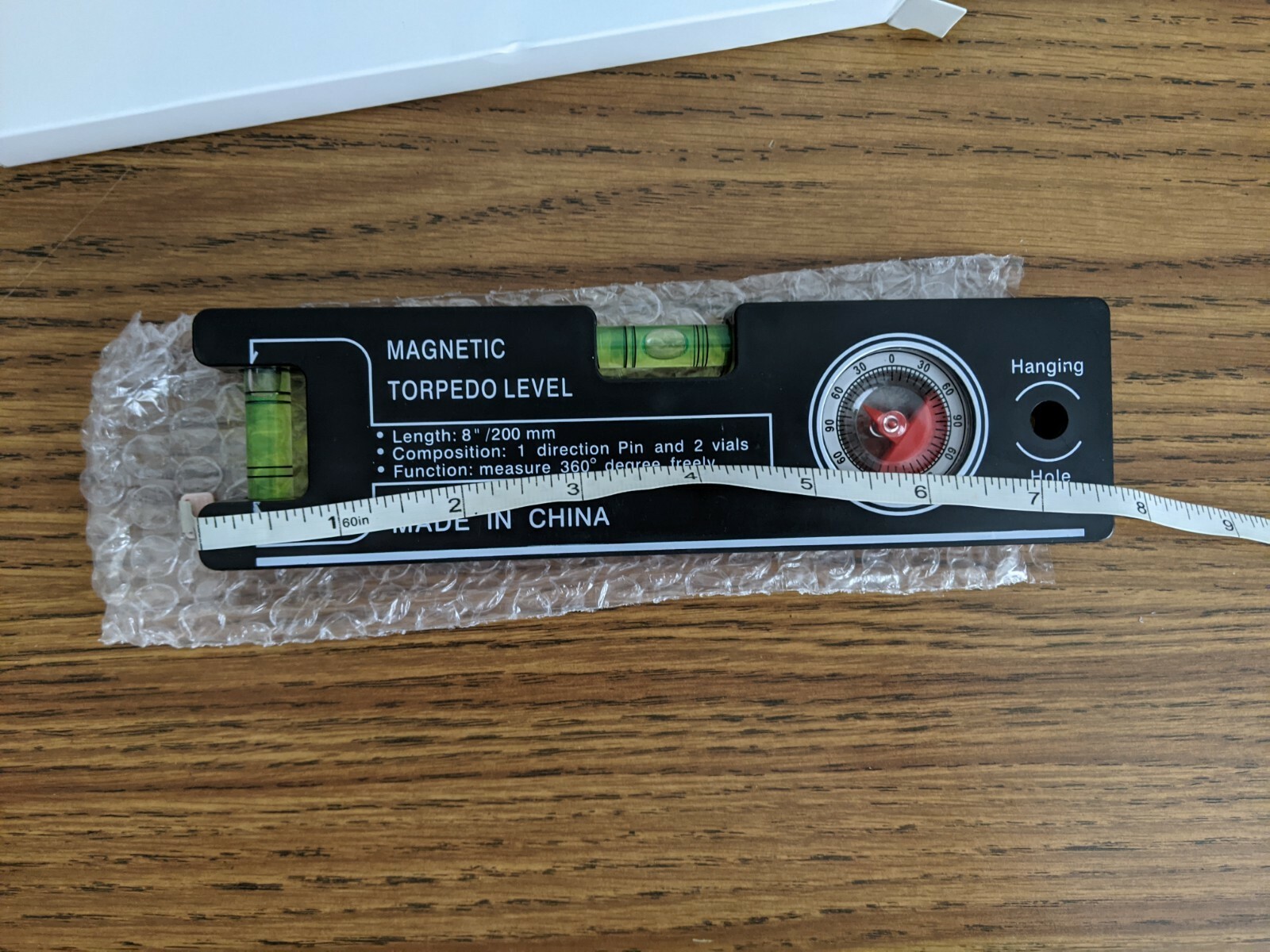 Magnetic Level And Angle Finder