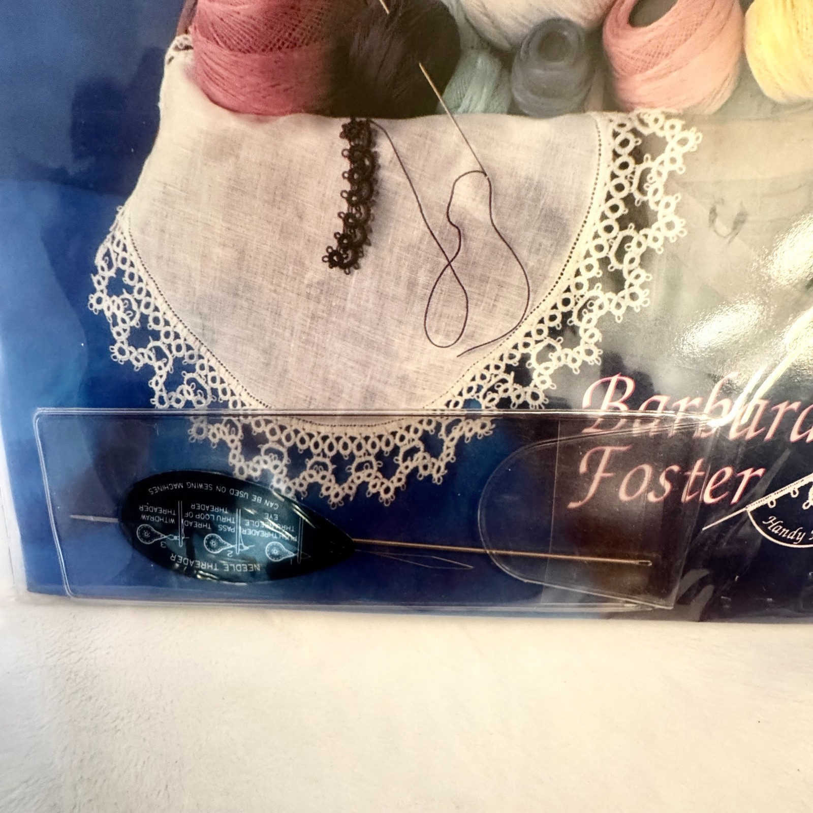 Handy Hands Learn Needle Tatting Step by Step by Barbara Foster #5-0 Needle