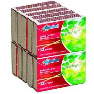 Diamond Greenlight Strike on Box Matches 32 count
