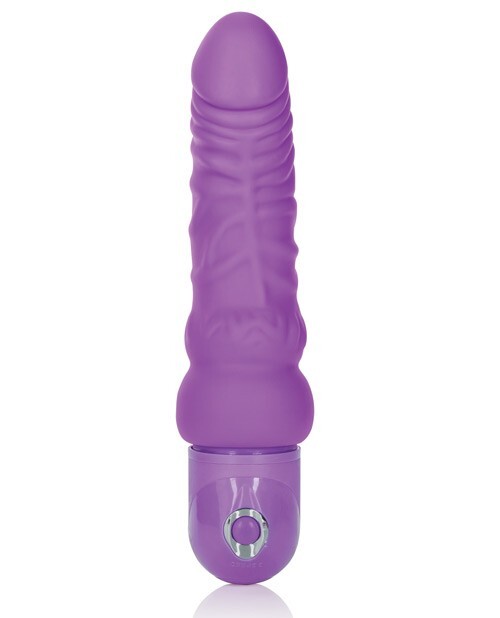 Calexotics Bendie Power Stud Curvy Purple Waterproof Vibrator, New