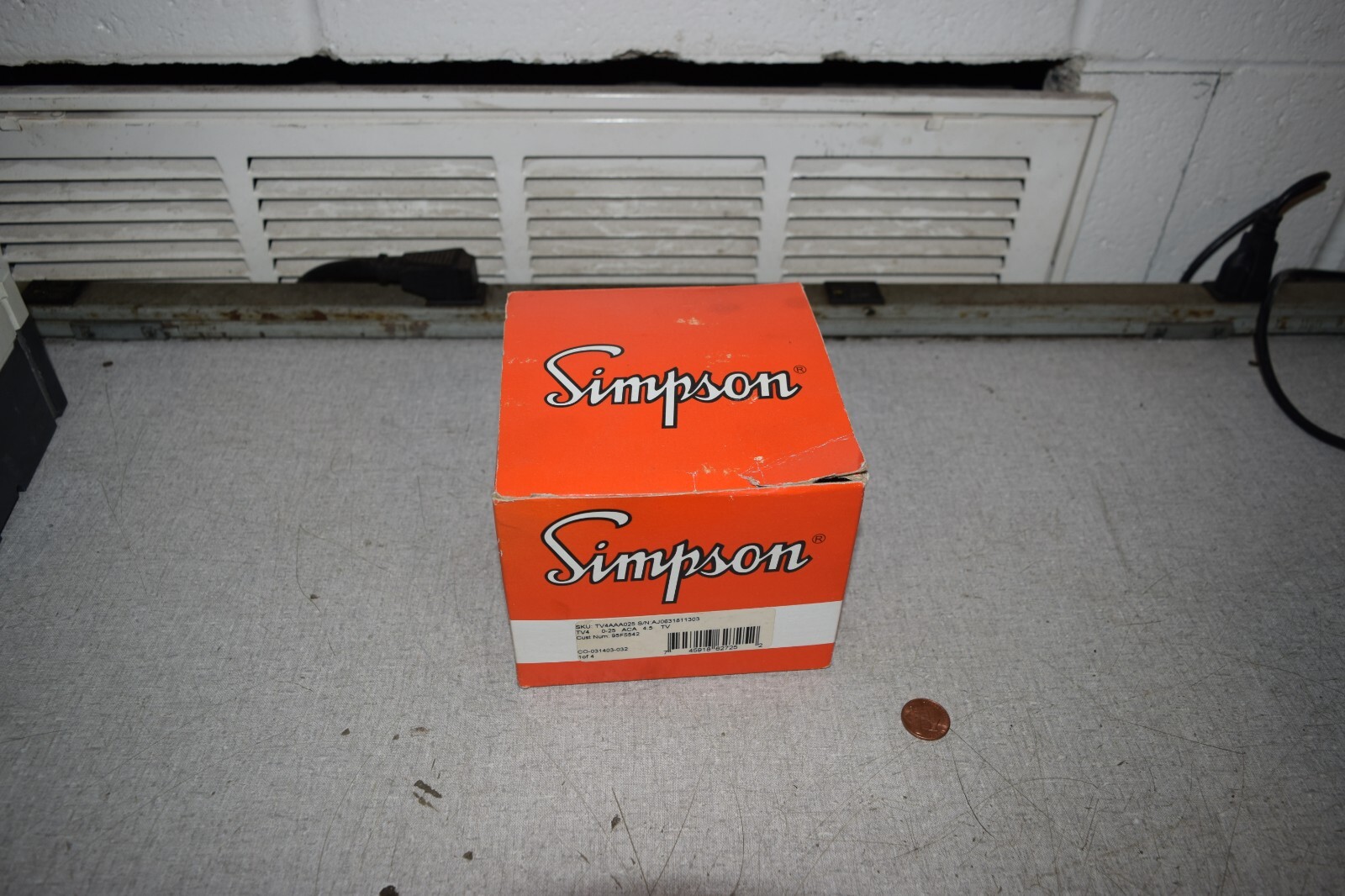 Simpson TV4AAA025 AC Amperes Display
